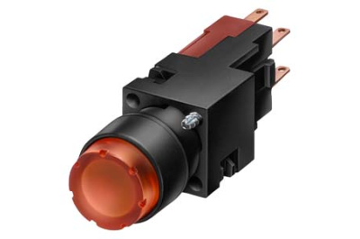 Siemens ILL. PUSHBUTTON, YEL., W2X4.6D, 24V,1NO