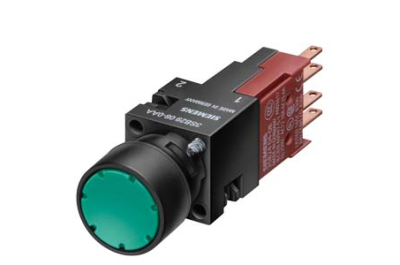 Siemens ILL. PUSHBUTTON, RED, W2X4.6D, 24V,1NC