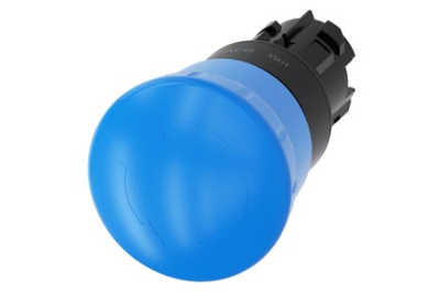 Siemens Mushroom pushbutton, 40mm, blue