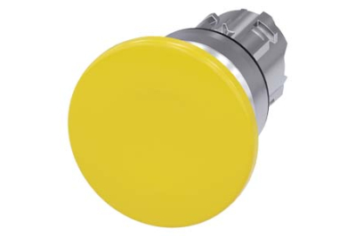 Siemens Mushroom pushbutton, 40mm, yellow