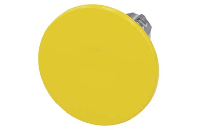 Siemens Mushroom pushbutton, 60mm, yellow