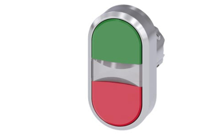 Siemens Twin pushbutton, green, red