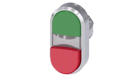 Siemens Twin pushbutton, green, red