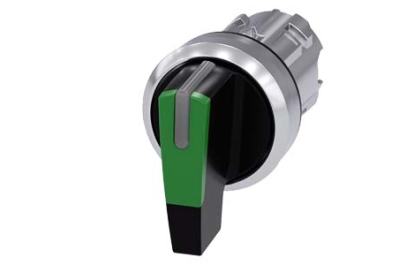 Siemens 3SU1052-2CM40-0AA0 electrical actuator Black, Green, Metallic