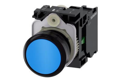 Siemens Pushbutton, blue