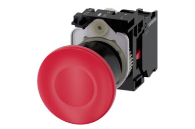 Siemens Mushroom pushbutton, 40mm, red