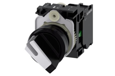 Siemens Selector switch, O-I, black, white