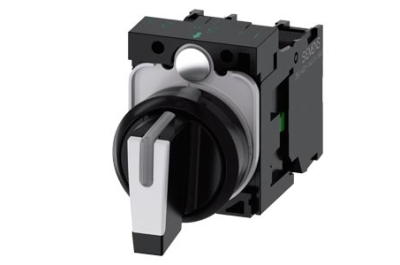 Siemens 3SU1100-2BM60-1NA0 electrical actuator Black, Metallic
