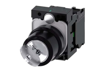 Siemens 3SU1100-4BF11-1BA0 electrical actuator Black, Metallic