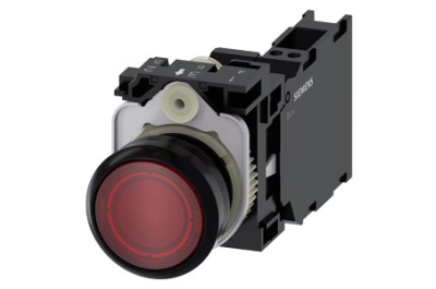 Siemens Illuminated pushbutton, red