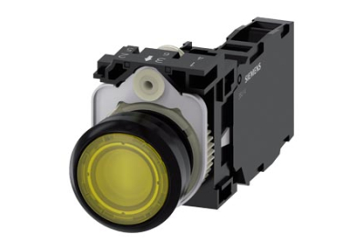 Siemens Illuminated pushbutton, yellow