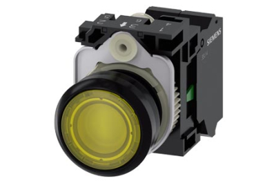 Siemens Illuminated pushbutton, yellow
