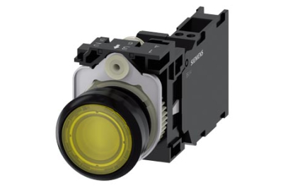 Siemens Illuminated pushbutton, yellow