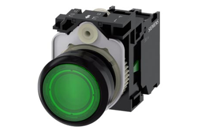 Siemens Illuminated pushbutton, green
