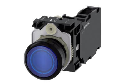 Siemens Illuminated pushbutton, blue
