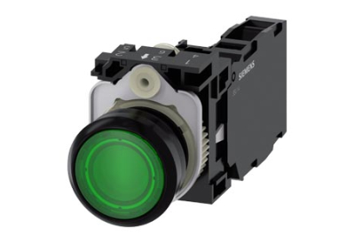 Siemens Illuminated pushbutton, green