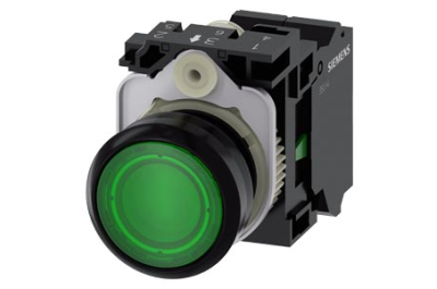 Siemens Illuminated pushbutton, green