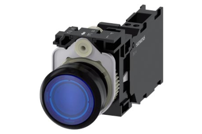 Siemens Illuminated pushbutton, blue