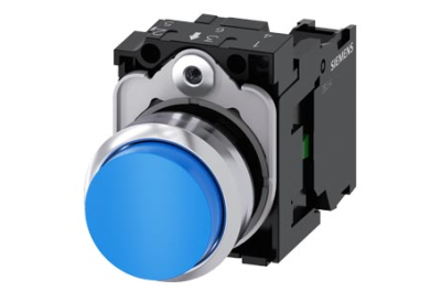 Siemens Pushbutton, blue
