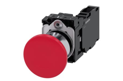 Siemens Mushroom pushbutton, 40mm, red