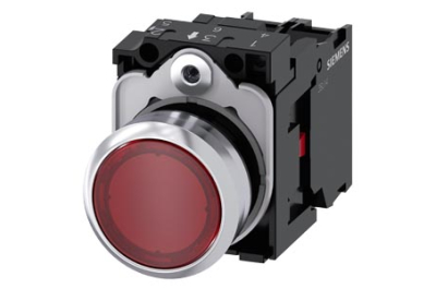 Siemens Illuminated pushbutton, red