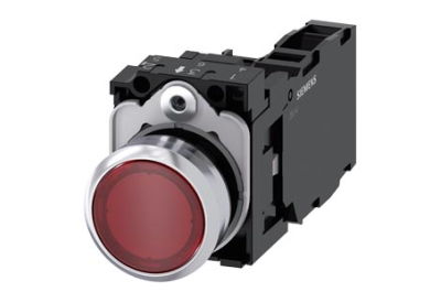 Siemens Illuminated pushbutton, red