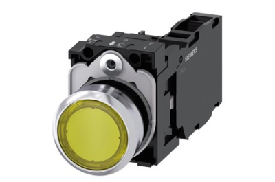Siemens Illuminated pushbutton, yellow