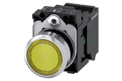Siemens Illuminated pushbutton, yellow