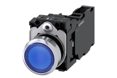 Siemens Illuminated pushbutton, blue