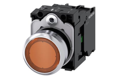 Siemens Illuminated pushbutton, amber