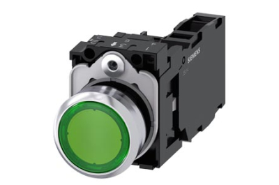 Siemens Illuminated pushbutton, green