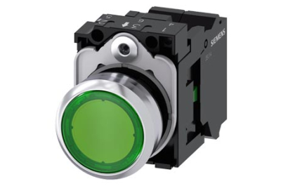 Siemens Illuminated pushbutton, green