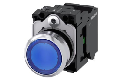 Siemens Illuminated pushbutton, blue