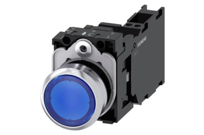 Siemens Illuminated pushbutton, blue