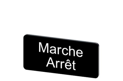 Siemens Labeling plate, self-adhesive