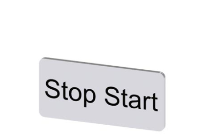 Siemens Labeling plate, self-adhesive