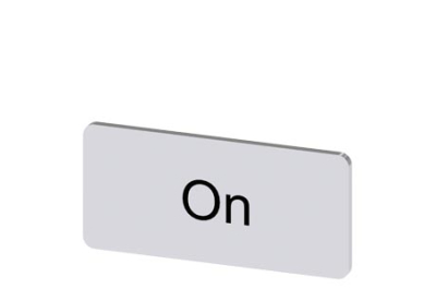 Siemens Labeling plate, self-adhesive