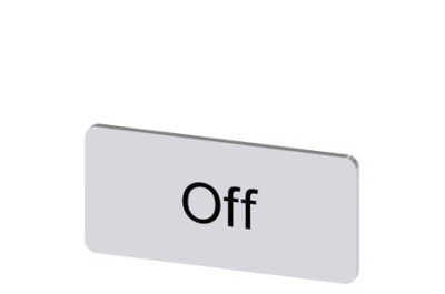 Siemens Labeling plate, self-adhesive