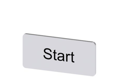 Siemens Labeling plate, self-adhesive