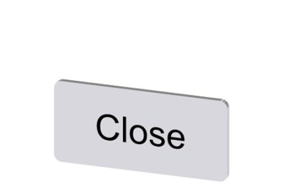Siemens Labeling plate, self-adhesive