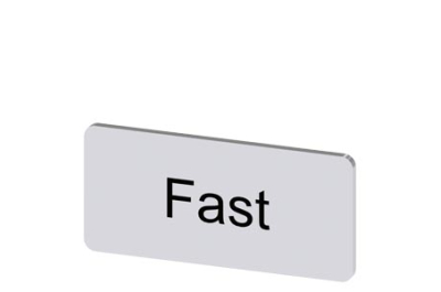 Siemens Labeling plate, self-adhesive