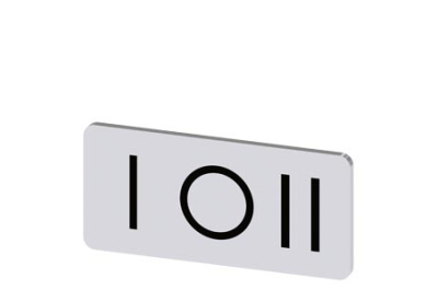 Siemens Labeling plate, self-adhesive