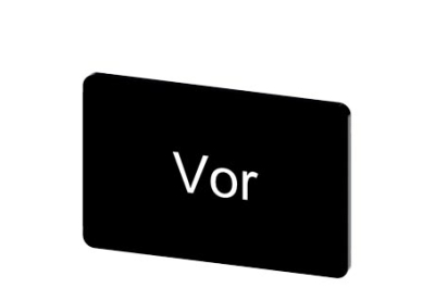 Siemens Labeling plate, snap-on