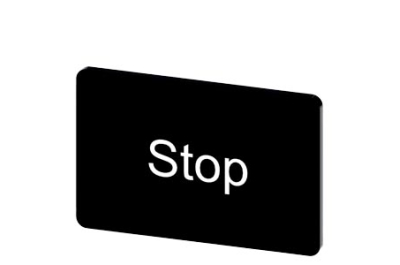 Siemens Labeling plate, snap-on