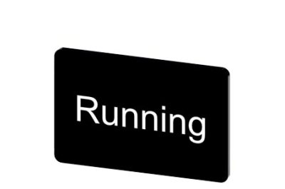 Siemens Labeling plate, snap-on