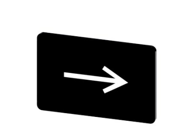 Siemens Labeling plate, snap-on
