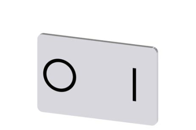 Siemens Labeling plate, snap-on