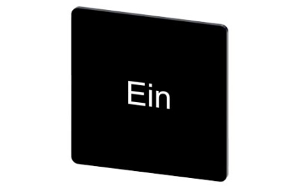 Siemens Labeling plate, self-adhesive