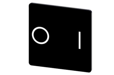 Siemens Labeling plate, self-adhesive