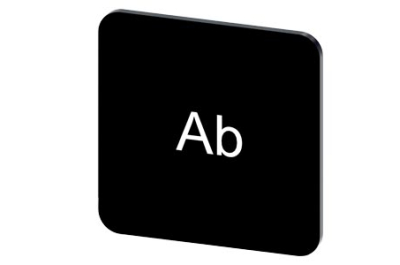 Siemens Labeling plate, self-adhesive